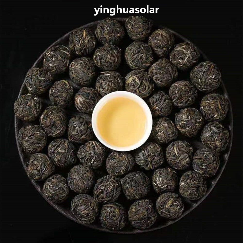 冰岛五寨冰岛龙珠古树普洱茶bingdao Pu'er Tea小沱茶 生普洱早春小粒装云南茶叶 Natural Health China Tea 柔香清甜天然健康