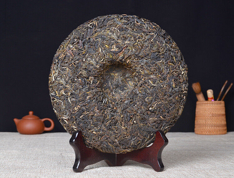 Mengku The More Old The More Fragrant Pu'er Tea 357g Puer Raw Tea Cake Shen