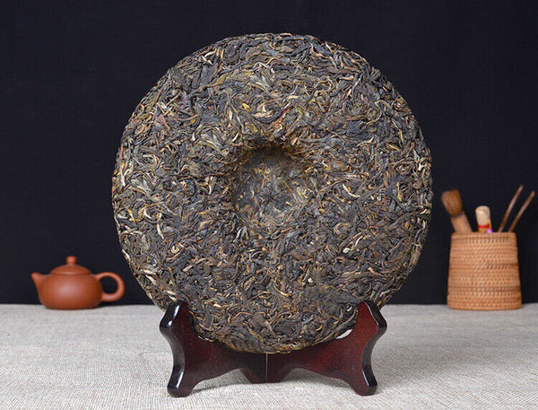 Mengku The More Old The More Fragrant Pu'er Tea 357g Puer Raw Tea Cake Shen