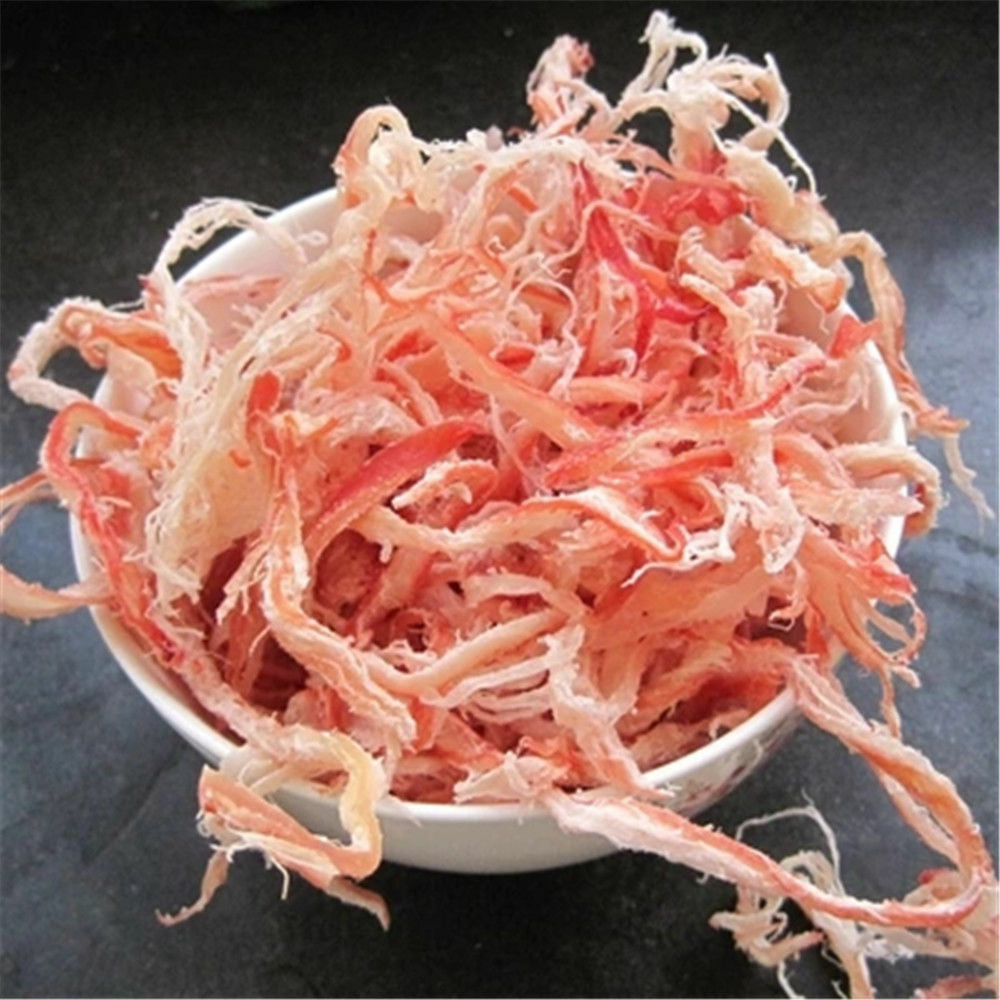 500g Snacks Zerkleinerter Tintenfisch Chinesisches Essen Meeresfrüchte  原味鱿鱼丝