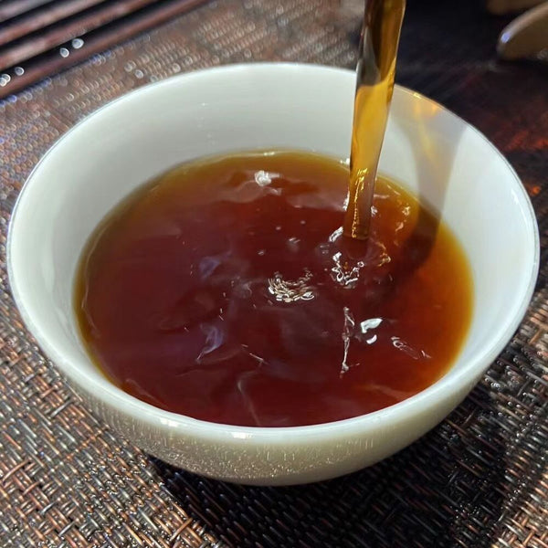 Laobanzhang Cooked Puerh Tea Brick Organic Pu-erh Tea 250g Yunnan Pu'er Ripe Tea
