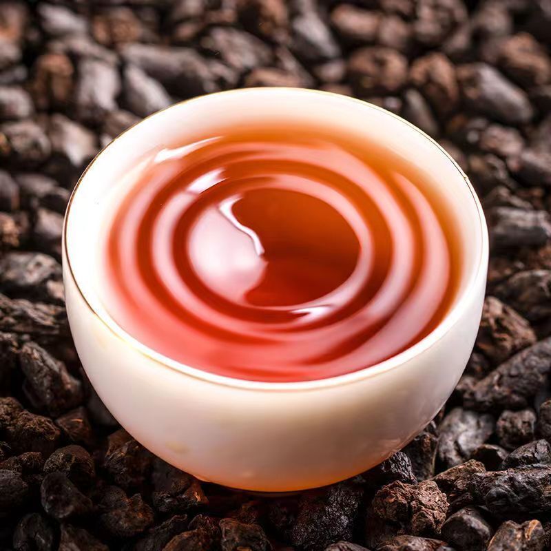 500g Glutinous Rice Fossil Puerh Cooked Tea Ripe Pu-erh Tea Chinese Black Tea Secondary image