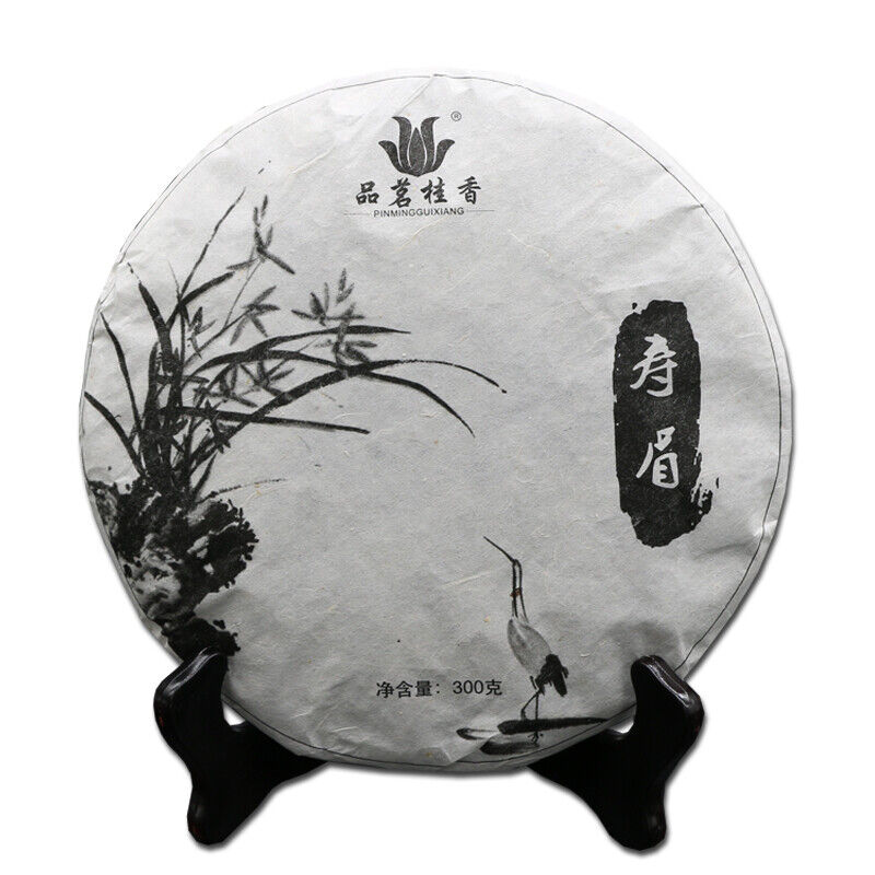 Qingyun Series Fuding White Tea Gaoshan Gongmei Shoumei Tea Cake Fujian Tea 300g Main image
