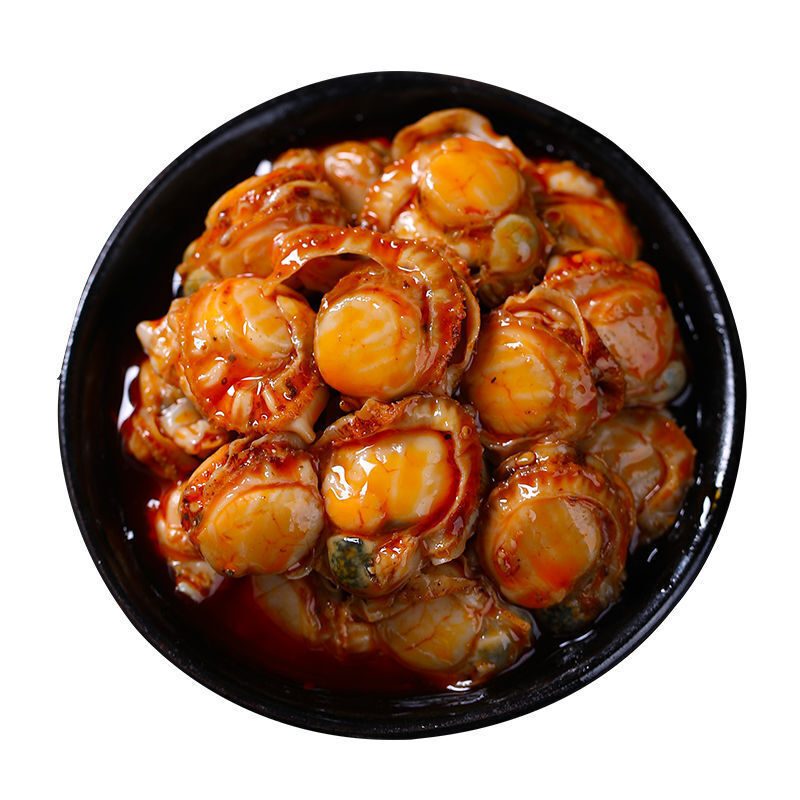100g Canned scallop meat 扇贝肉罐头即食100g/罐 麻辣小海鲜罐头 麻辣扇贝肉 肉质紧致麻辣鲜香 HOT Secondary image