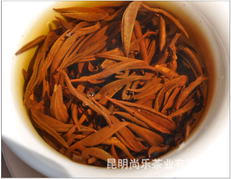 TeaGolden Bud Dian Hong Tea Yunnan Dianhong Black Tea Honey Fragrant 357g/12.59oz