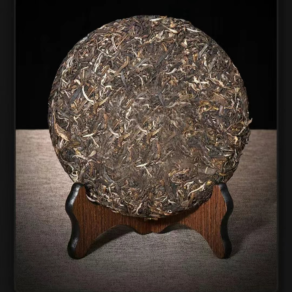 357g Yunnan Raw Pu'er Tea Mansong Pu-erh Raw Tea Cake Chinese Old Pu'er Tea Secondary image