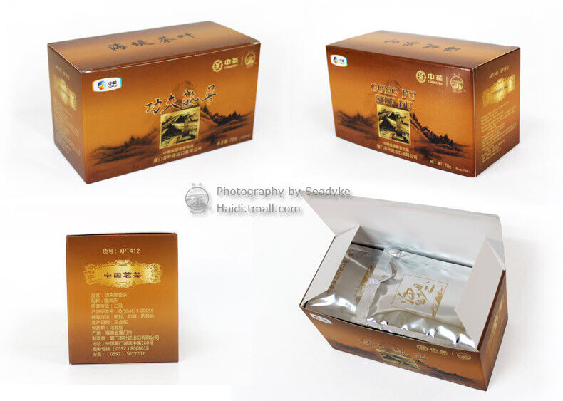 GONG FU SHU PU TEA XPT412 Sea Dyke XPT412 Kung Fu Pu-erh Tea Loose 70g Ripe