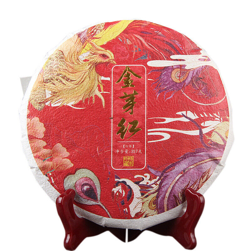 Yunnan Dianhong Black Tea Honey Fragrant Golden Buds Dian Hong Cake Tea 357g Main image