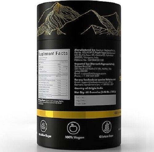 100% Pure Himalayan Shilajit Gummies | With Ashwagandha, Gokshura & other Secondary image