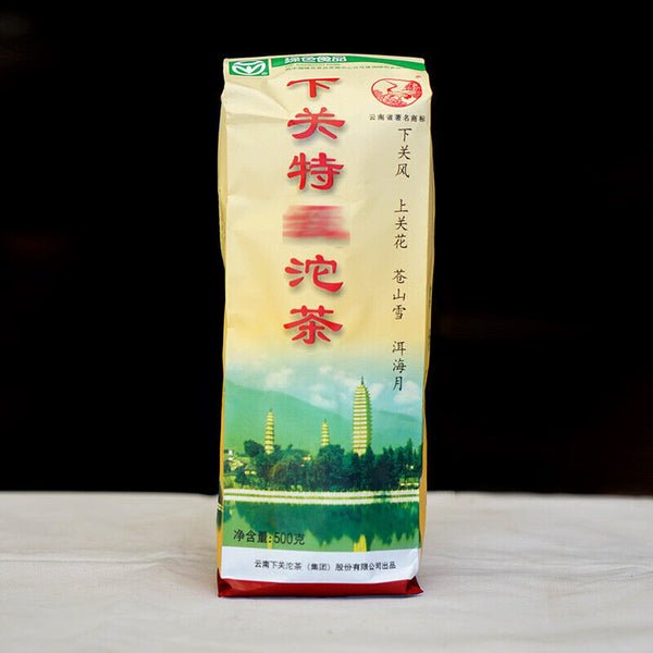 Year Xiaguan Te Ji Tuo Cha Raw Pu'er Premium Grade Pu-erh Tea Tuocha 500g