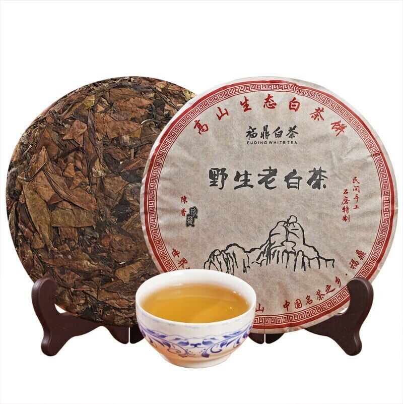 Fuding Wild Old White Tea High Mountain Bai Cha Shou Mei Loose Leaf 350g