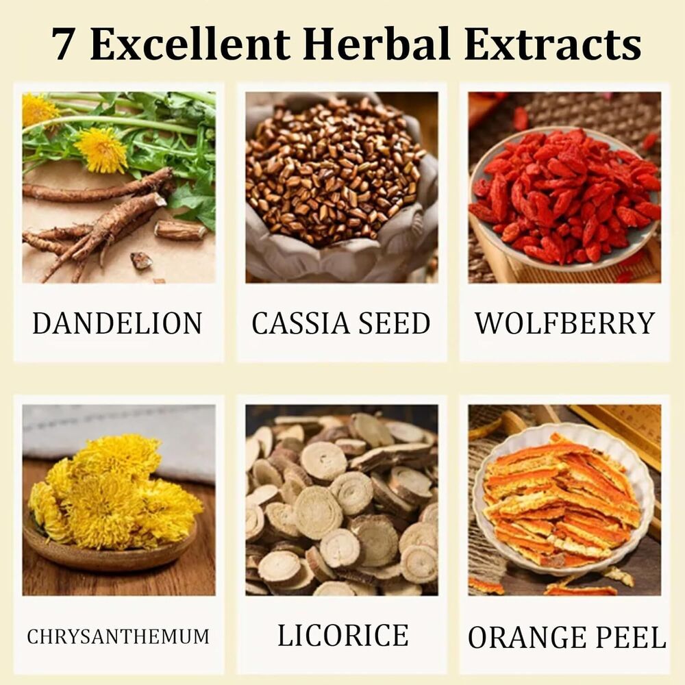 Dandelion Wolfberry Organic Kidney Liver Chinese Tea Chicory and Gardenia Tea
