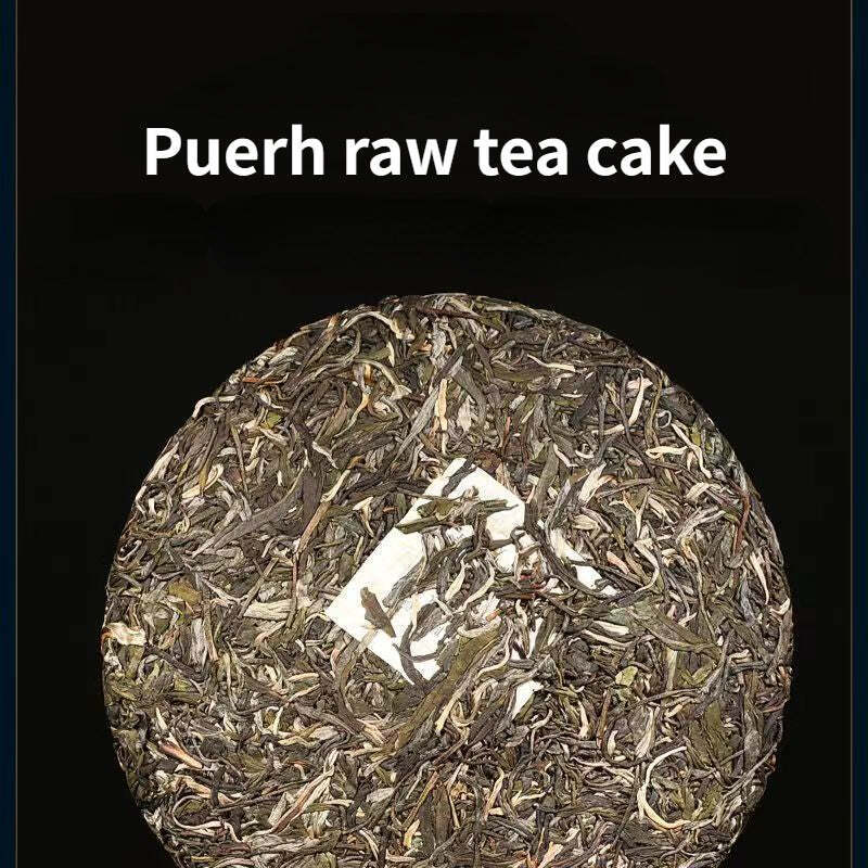 357g Yunnan Puerh Raw Tea Cake Spring Pu-erh Sheng Tea Chinese Organic Pu'er Tea Secondary image