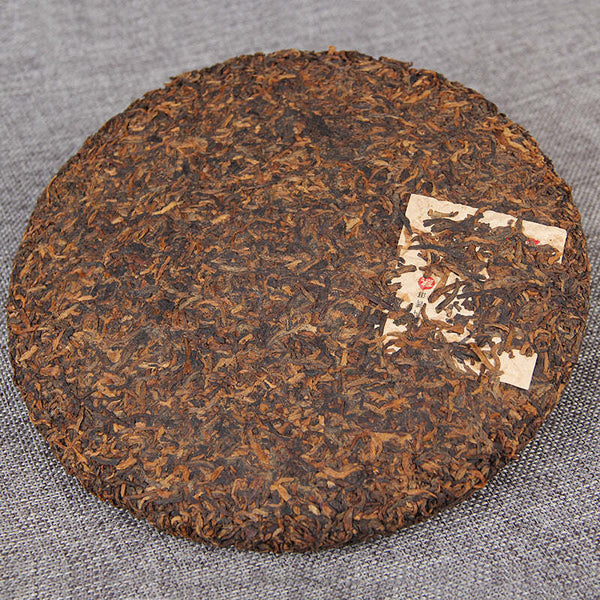 357g Ripe Pu'er Tea Laobanzhang Pu-erh Cooked Tea Cake Yunnan Puerh Black Tea