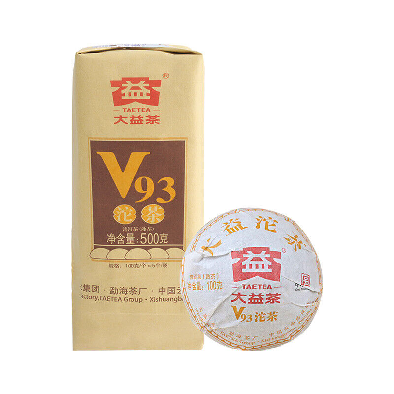 V93 Menghai Tea Factory Dayi Pu-erh Tea Tuo Cha Black Puer Tea Ripe