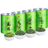 四大绿茶 龙井毛尖茶明前碧螺春高山云雾组合茶叶 500g Four Great Green Teas