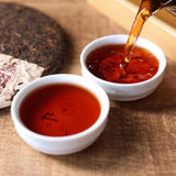 357g Yunnan Palace Ripe Pu-erh Tea Cake Aged Puerh Cooked Tea Old Pu'er Tea