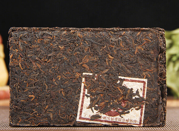 Golden Sail Old Ripe Pu Er Tea Jinfan Brick Tea 2852 Shu Puer Brick 250g