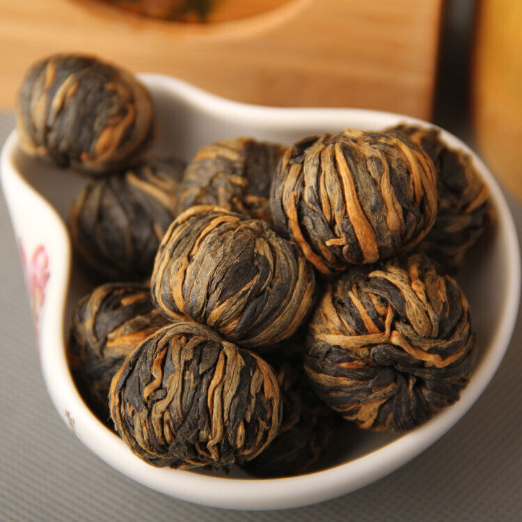 China  Dianhong Dragon Pearl Dian Hong Handmade Black Tea Gold Pearl Main image