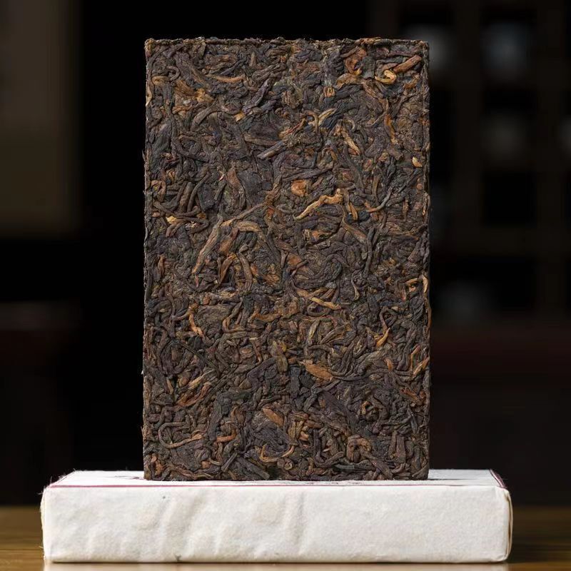 250g Yunnan Puerh Ripe Tea Brick Palace Old Pu'er Tea Cooked Pu-erh Tea Brick Secondary image