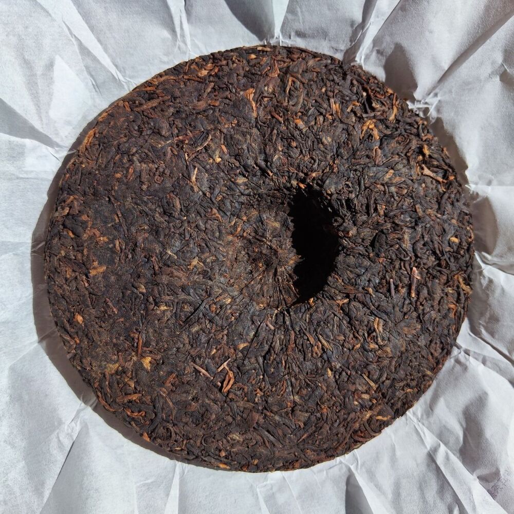 YUBANG Pu'er Ripe Tea Ban Zhang Classic Menghai Flavor Yunnan Puer Tea 357g