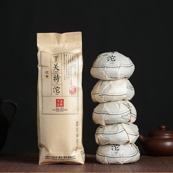 XIAGUAN Xia Guan Te Tuo Pu-erh Tea Tuo 500g Raw Te Ji Tuo Cha Premium Grade
