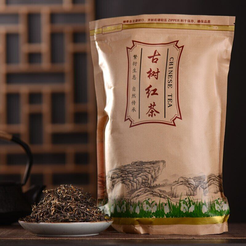 Tea/Fengqing Black Tea Shaihong Yunnan Dianhong Tea Dian Hong 500g