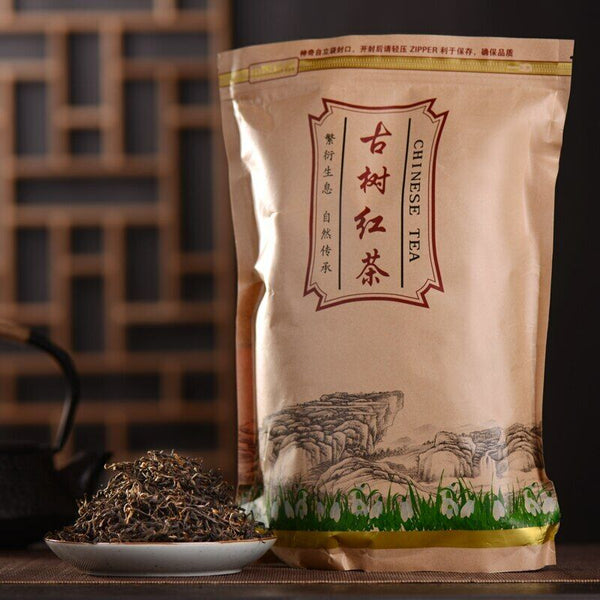 Tea/Fengqing Black Tea Shaihong Yunnan Dianhong Tea Dian Hong 500g