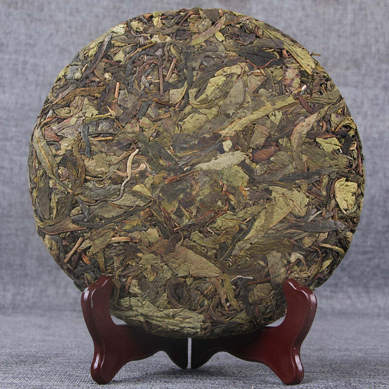357g Aged Tree Puerh Raw Tea Cake Yunnan Qizi Pu-erh Shengcha Organic Pu'er Tea Secondary image