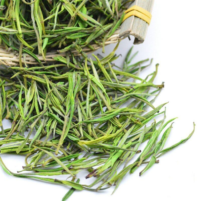 Chinese GREEN TEA Premium Organic Anji White Tea An Ji Bai Cha Pian White Slice