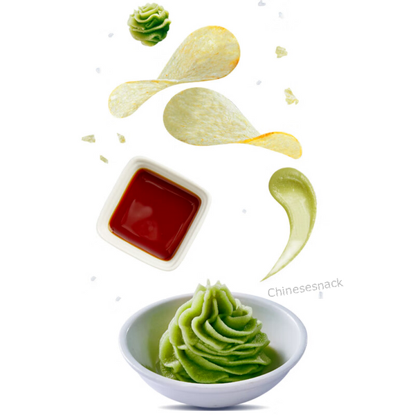 WASABI FLAVOR Lay's Potato Chips Lays Wasabi Chips Lays Chips Flavors