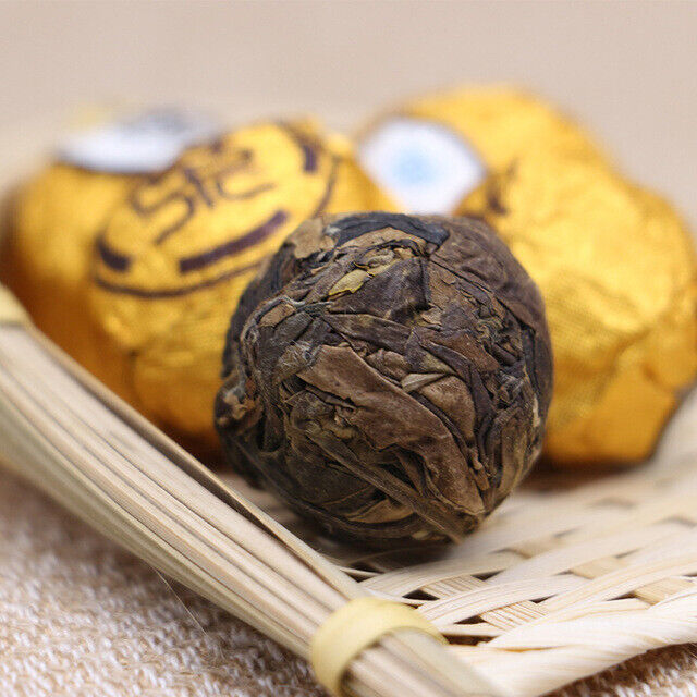 Handmade White Tea Ball Organic Ball-shaped Aged Shou Mei Tea Secondary image
