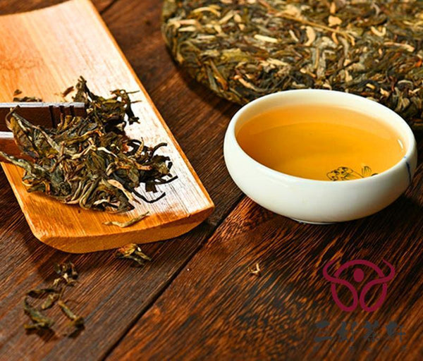 Mengku Bingdao Shen Puerh Tea Old Tree Raw Pu'er Tea 357g Puer Pu Erh Tea