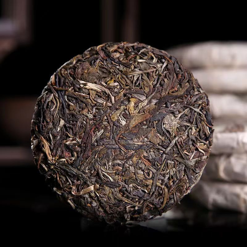 100g Menghai Ancient Tree Puerh Raw Tea Cake Yunnan Organic Pu-erh Tea Green Tea Secondary image