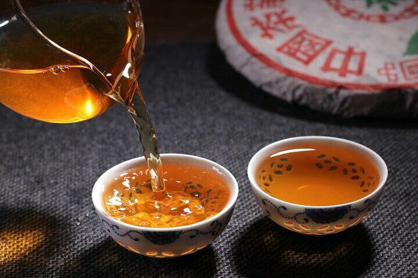 CNNP Zhong Cha Wild Arbor Leaves Aged Pu-erh Tea Cake Raw Puer Pu'er 357g