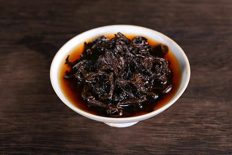 Ba Jiao Ting Classic A Brick Pu'er Tea Cooked Menghai Arbor Puer Ripe 250g