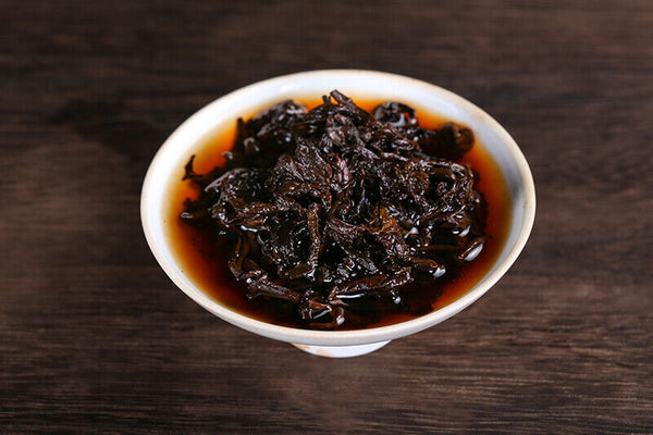 Ba Jiao Ting Classic A Brick Pu'er Tea Cooked Menghai Arbor Puer Ripe 250g