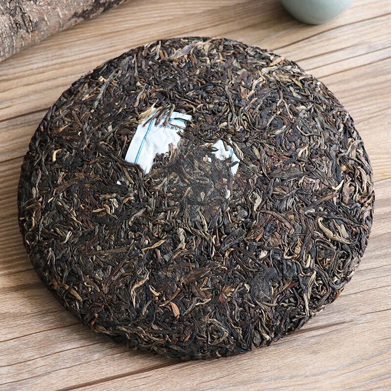 Milestone Green Cake * /BA JIAO TING Liming Pu'er Tea Raw Puer Tea 357g
