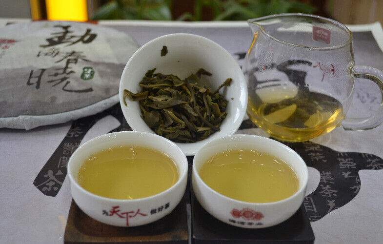 Menghai Chun Xiao * HAIWAN Old Comrade Pu-erh Tea Cake 357g Puer Raw Pu'er