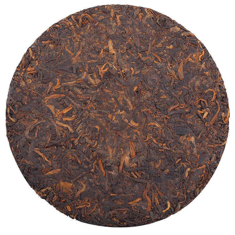 357g Bulang Mountain Ripe Puerh Tea Cake Yunnan Ancient Tree Pu-erh Cooked Tea Secondary image