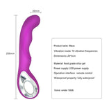Personal Hand Held Powerful Waterproof for Women Vibrater 10 Speed Massager Wand