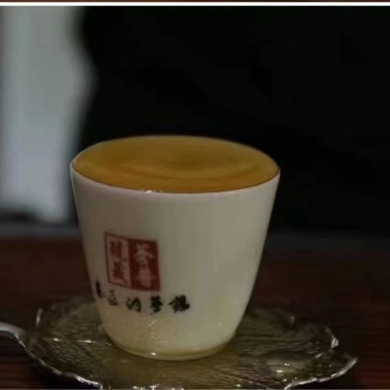4Pcs 250g Pu'er Raw Tea Brick Xigui Golden Leaves Puerh Organic Pu-erh Green Tea Secondary image