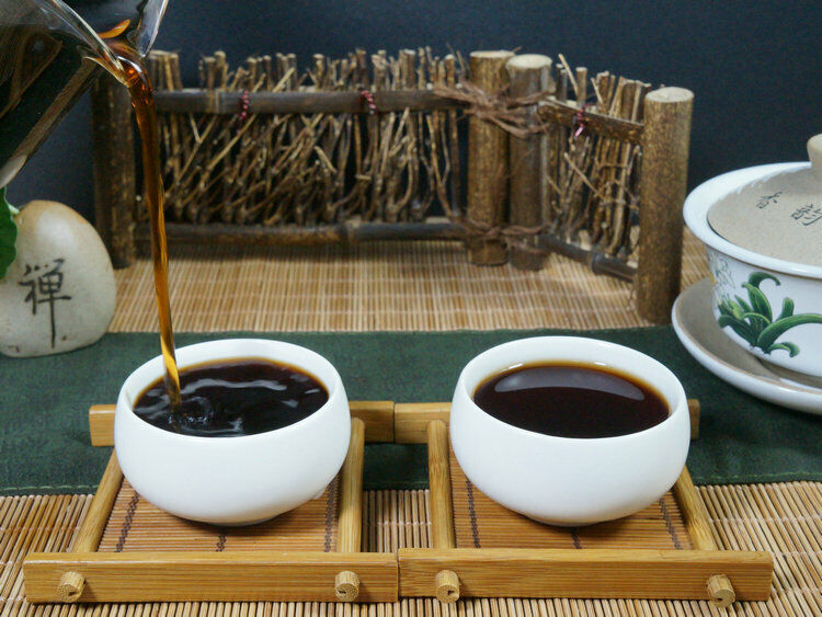 Liu Pao Rice Brick Tea * Guangxi Aged Liu Bao Tea Black Tea Dark Tea Brick 500g