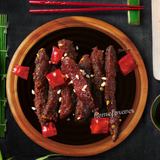 100g Three Squirrels Spicy Beef Snack Chinese Snacks Specialty Food 中国小吃三只松鼠蜀香牛肉