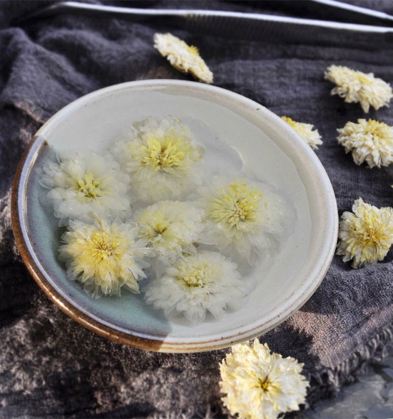Chinese Organic Premium Huang Shan White Tribute White Chrysanthemum Tea 500g