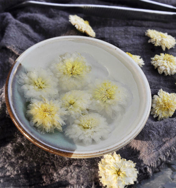 Chinese Organic Premium Huang Shan White Tribute White Chrysanthemum Tea 500g