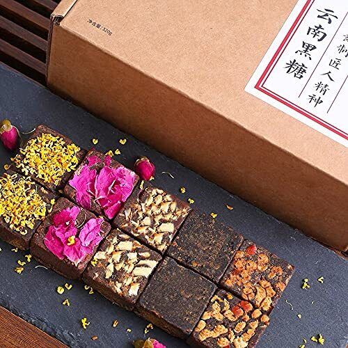 Yunnan Handmade Old Brown Sugar Rose Osmanthus, Red Dates, Ginger Mixed 320g