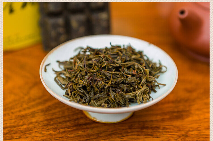 Jun Shan Huang Cha China Yellow Tea Mini Gold Brick Pressed 45g Box