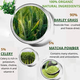 60PCS Na_veta Barley Grass Powder 100% Pure & Organic, Pure Organic Barley