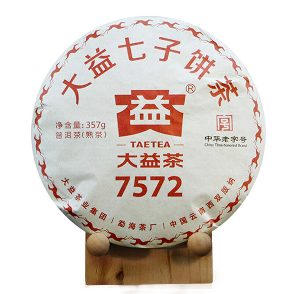 TeaTAETEA Classic 7572 Ripe PU'ER Tea Aged Fermented Puer PuErh Black Tea 357g